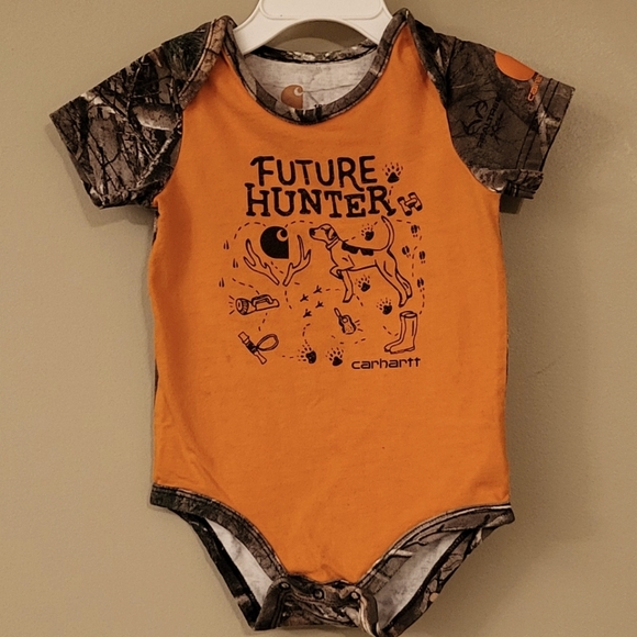 Carhartt "Future Hunter" short sleeve onesie/bodysuit - Picture 1 of 5